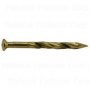 1-1/4" Brass Plated Steel Carpet Trim Brad Head Nails