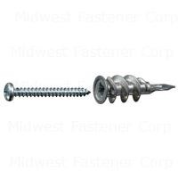 #8 x 1-1/2 TorqueMaster Threaded Drywall Anchors