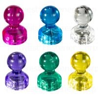 Asst Colors HangMaster Push Pin Magnets