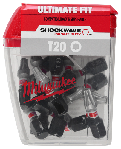 SHOCKWAVE Impact Duty 1" T20 Impact Bits 15pc