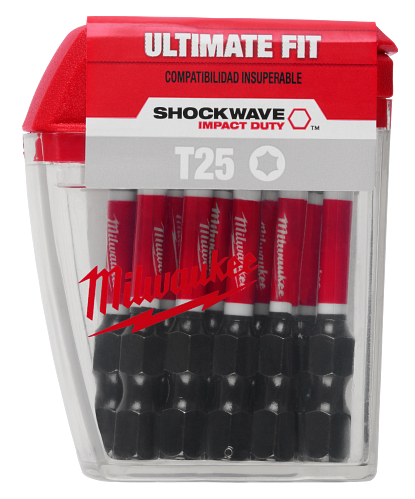 SHOCKWAVE Impact Duty 2" T25 Impact Bits 15pc