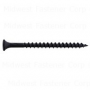 #8 x 2-1/2" Black Phosphate Steel Coarse Thread Star Drive Bugle Head Saberdrive Drywall Screws