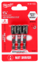 SHOCKWAVE Impact Duty 1/4" x 1-7/8" Magnetic Nut Driver 3pc