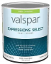 Valspar Expressions Select Latex Paint, Acrylic Base, Satin Sheen, Pastel Base, 1 qt