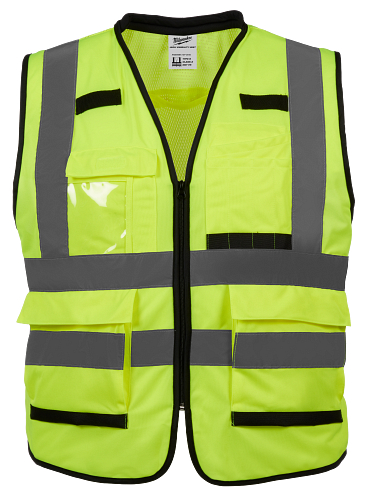 High Visibility Yellow Performance Safety Vest - Large/X-Large