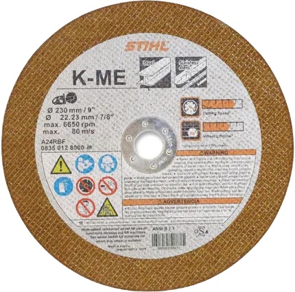 Stihl 9" General Purpose Metal - 7/8" Arbor (K-ME)  