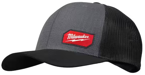 Milwaukee GRIDIRON Snapback Trucker Hat - Gray