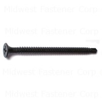 #8-18 x 2-3/8" Black Phosphate Steel Phillips Bugle Head Self-Drilling Screws
