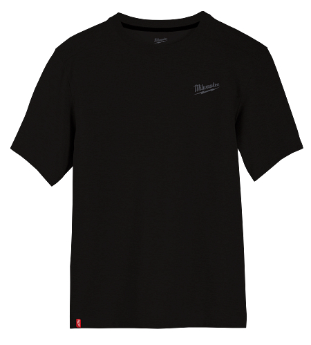 Milwaukee FREEFLEX Hybrid Work Tee - Short Sleeve - Black X-Large