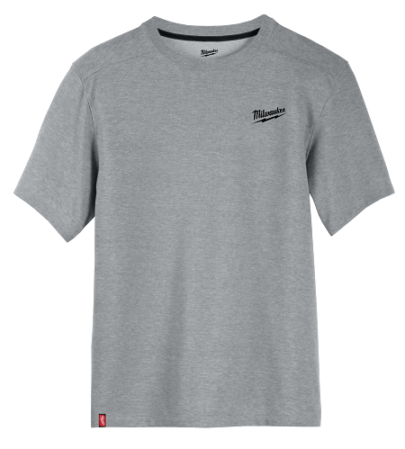 Milwaukee FREEFLEX Hybrid Work Tee - Short Sleeve - Gray X-Large