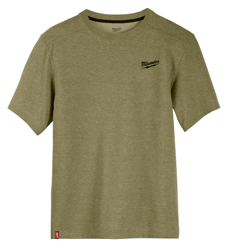 Milwaukee FREEFLEX Hybrid Work Tee - Short Sleeve - Green Large
