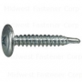 #8-18 x 1" Zinc Plated Steel Modified Phillips Truss Head Self-Drilling Screws