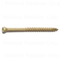8 x 2-1/2 Tan XL1500 Saberdrive Trim Screws
