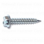 #8 x 1" Zinc Plated Steel Hex Washer Head Speed Point Sheet Metal Screws