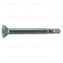 1/4"-20 x 2-1/2" Zinc Plated Steel Coarse Thread Star Drive Self-Drilling Screws