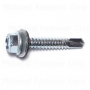 #14-14 x 1-1/2" Zinc Plated Steel Hex Bonded Washer Head Self-Drilling Screws