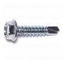 #8-18 x 3/4" Zinc Plated Steel Hex Washer Head Self-Drilling Screws