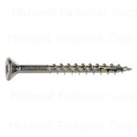 8 x 1-3/4 Yellow Zinc Saberdrive Wood Screws