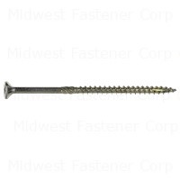 10 x 4 Yellow Zinc Saberdrive Wood Screws