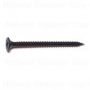 #6 x 2" Black Phosphate Steel Fine Thread Phillips Bugle Head Drywall Screws