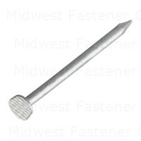 4d 1-1/2" Hot Dip Galvanized Steel Smooth Shank Common Flat Head Nails