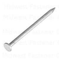 6d 2" Hot Dip Galvanized Steel Smooth Shank Common Flat Head Nails