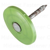 1" Galvanized Plastic Cap Nails