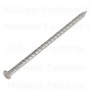 10d 3" 18-8 Stainless Steel Spiral Deck Flat Head Nails