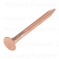 6d 1-1/2" Copper Roofing Flat Head Nails