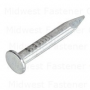 2d 1" Steel Hard Fluted Flat Head Nails