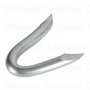 1" Zinc Plated Steel Fence Staples