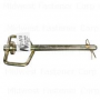 1/2" x 6-1/4" Zinc Plated Steel Swivel Handle Hitch Pins