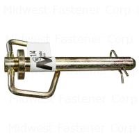 5/8" x 4-1/4" Zinc Plated Steel Swivel Handle Hitch Pins