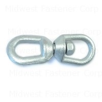 1/4" Galvanized Steel Eye & Eye Swivels