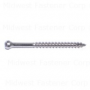 #9 x 2-1/2" 304 Stainless Steel Coarse Thread Star Drive Trim Head Screws