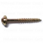 #9 x 1-3/4" Zinc Plated Steel Star Drive Round Washer Head Saberdrive Cabinet Screws