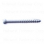 #8 x 2" White XL1500 Coated Steel Star Drive Trim Head Saberdrive Wood Screws