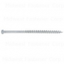 #8 x 3" White XL1500 Coated Steel Star Drive Trim Head Saberdrive Wood Screws