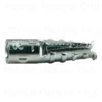 1/4"-20 x 1-3/16" Zinc Plated Steel Coarse Thread Crocodile Anchors