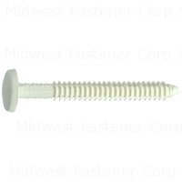 3" White Plastic Shutter Spike