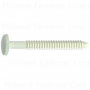 3" White Plastic Shutter Spike