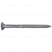 #9 x 2-1/2" 304 Stainless Steel SaberDrive Star Drive Bugle Head Deck Screws 