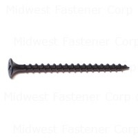 #6 x 2-1/4" Black Phosphate Steel Coarse Thread Phillips Bugle Head Drywall Screws