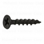 #6 x 1" Black Phosphate Steel Coarse Thread Phillips Bugle Head Drywall Screws