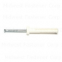 1/4" x 1-1/2" Nylon Plastic Round Head Nail Drive Anchors