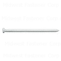 1-5/8" White Painted Steel Panel Flat Head Nails