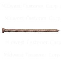 1-5/8" Walnut Brown Painted Steel Panel Flat Head Nails