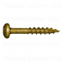 #9 x 1-1/4" Tan XL1500 Coated Steel Star Drive Pan Head Saberdrive Deck Screws