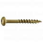 #9 x 1-1/2" Tan XL1500 Coated Steel Star Drive Pan Head Saberdrive Deck Screws