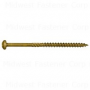 #10 x 3-1/2" Tan XL1500 Coated Steel Star Drive Pan Head Saberdrive Deck Screws
